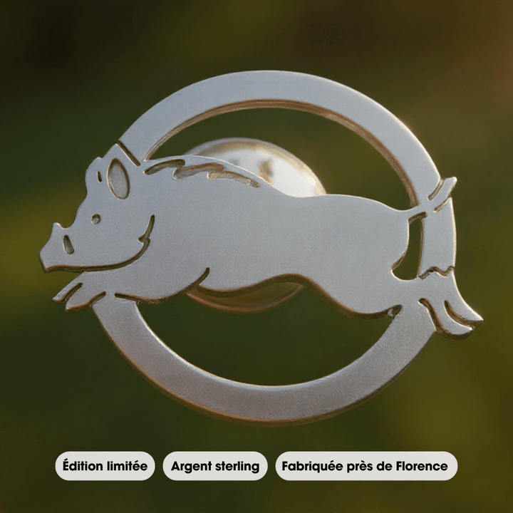 Broche - Sanglier APER dans son cercle