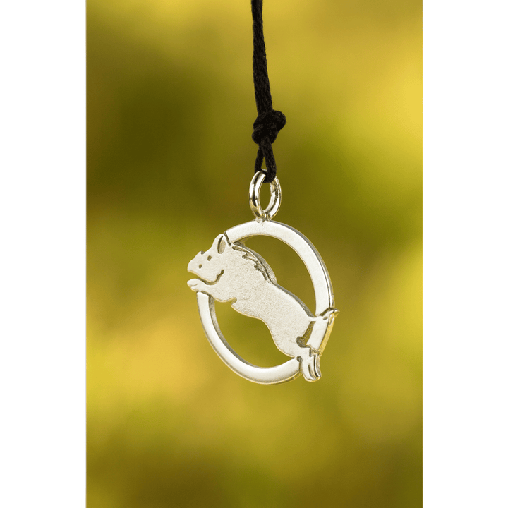 Pendentif - Sanglier APER dans son cercle
