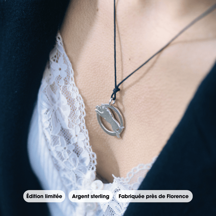 Pendentif - Sanglier APER dans son cercle