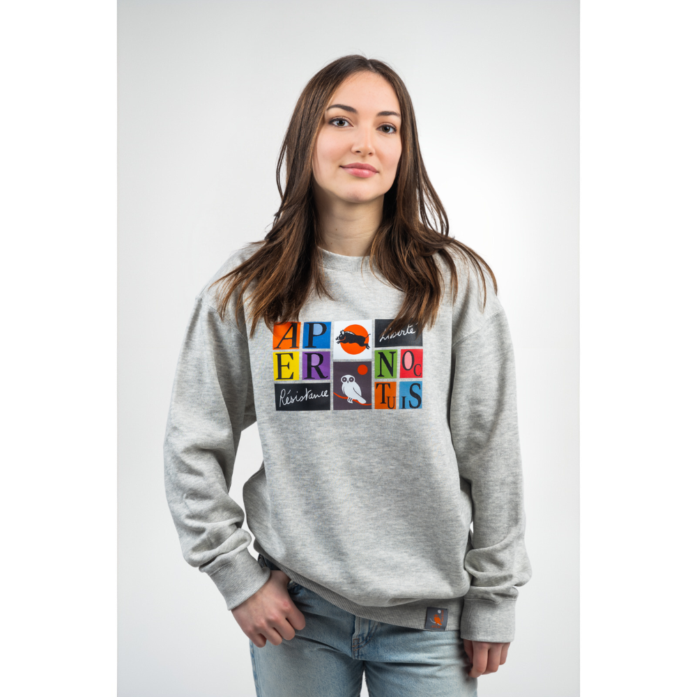 Sweat-Shirt avec marquage APER-NOCTUIS - Femme