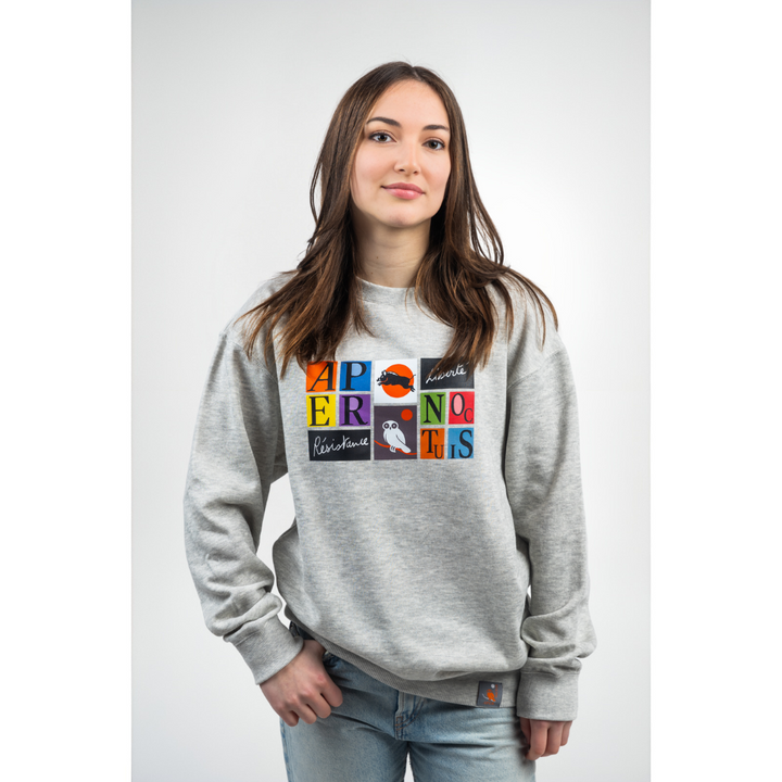 Sweat-Shirt avec marquage APER-NOCTUIS - Femme