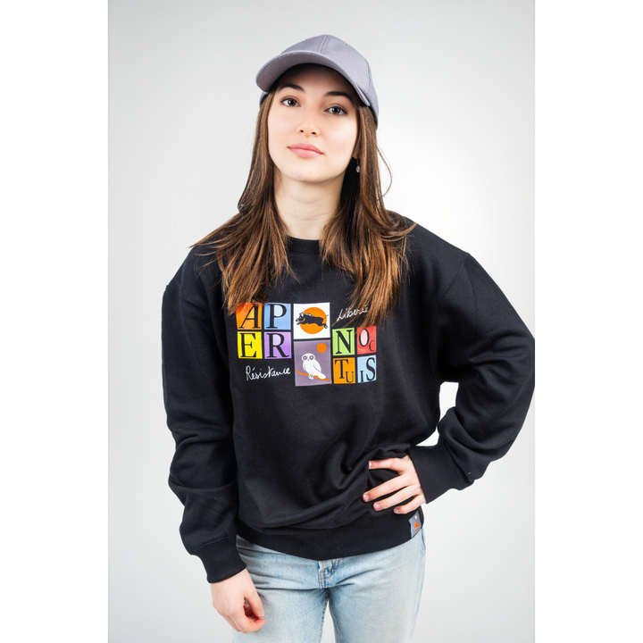 Sweat-Shirt avec marquage APER-NOCTUIS - Femme