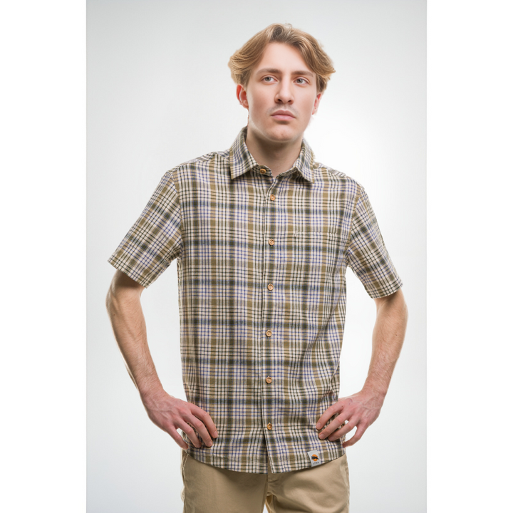 Chemise Manches Courtes - À Carreaux