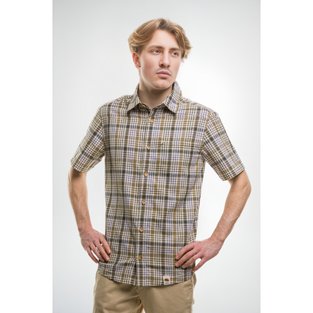 Chemise Manches Courtes - À Carreaux