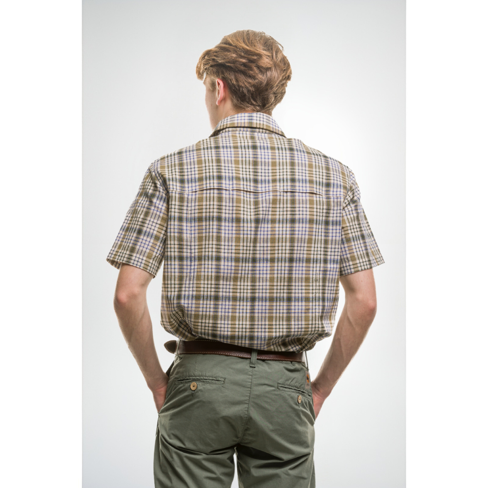 Chemise Manches Courtes - À Carreaux