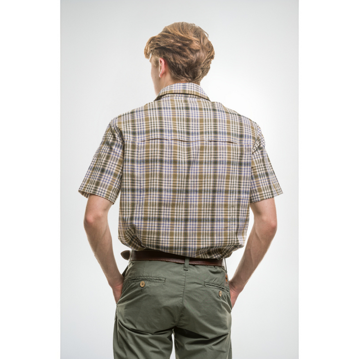 Chemise Manches Courtes - À Carreaux