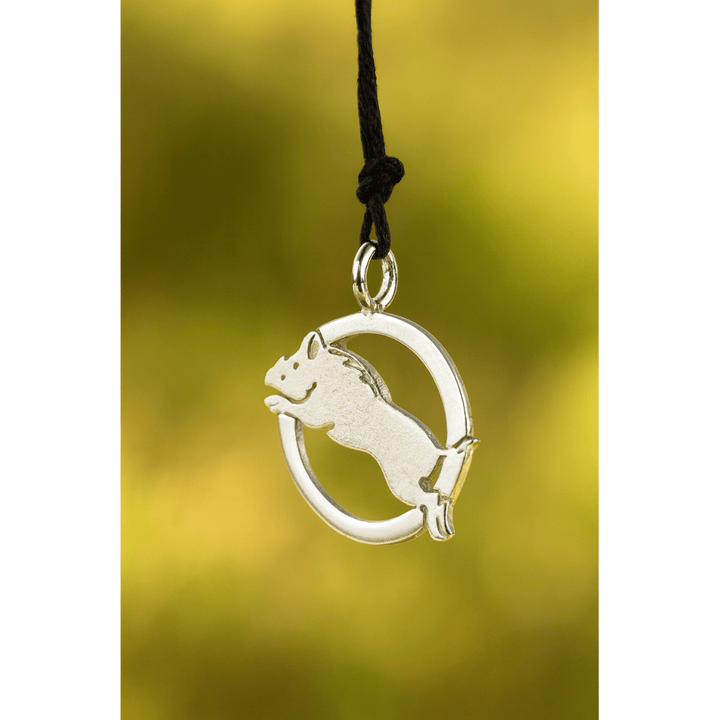 Pendentif - Sanglier APER dans son cercle